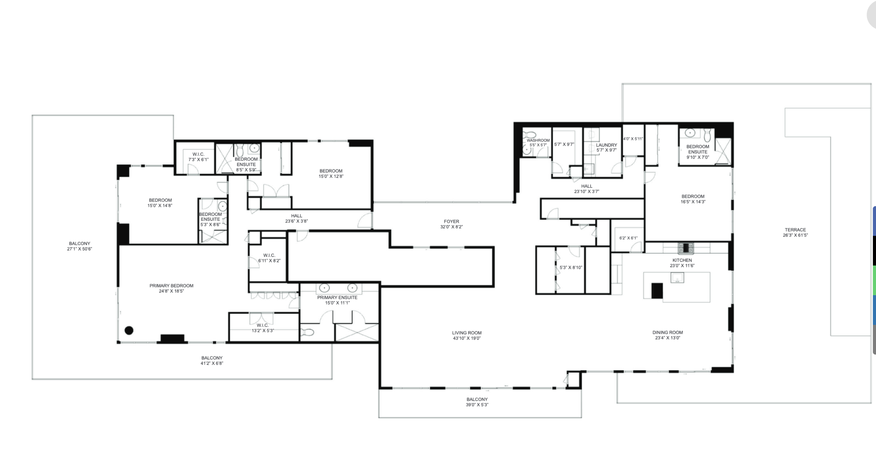 Floor Plan – #UPH1 399 Royal Orchard Blvd
