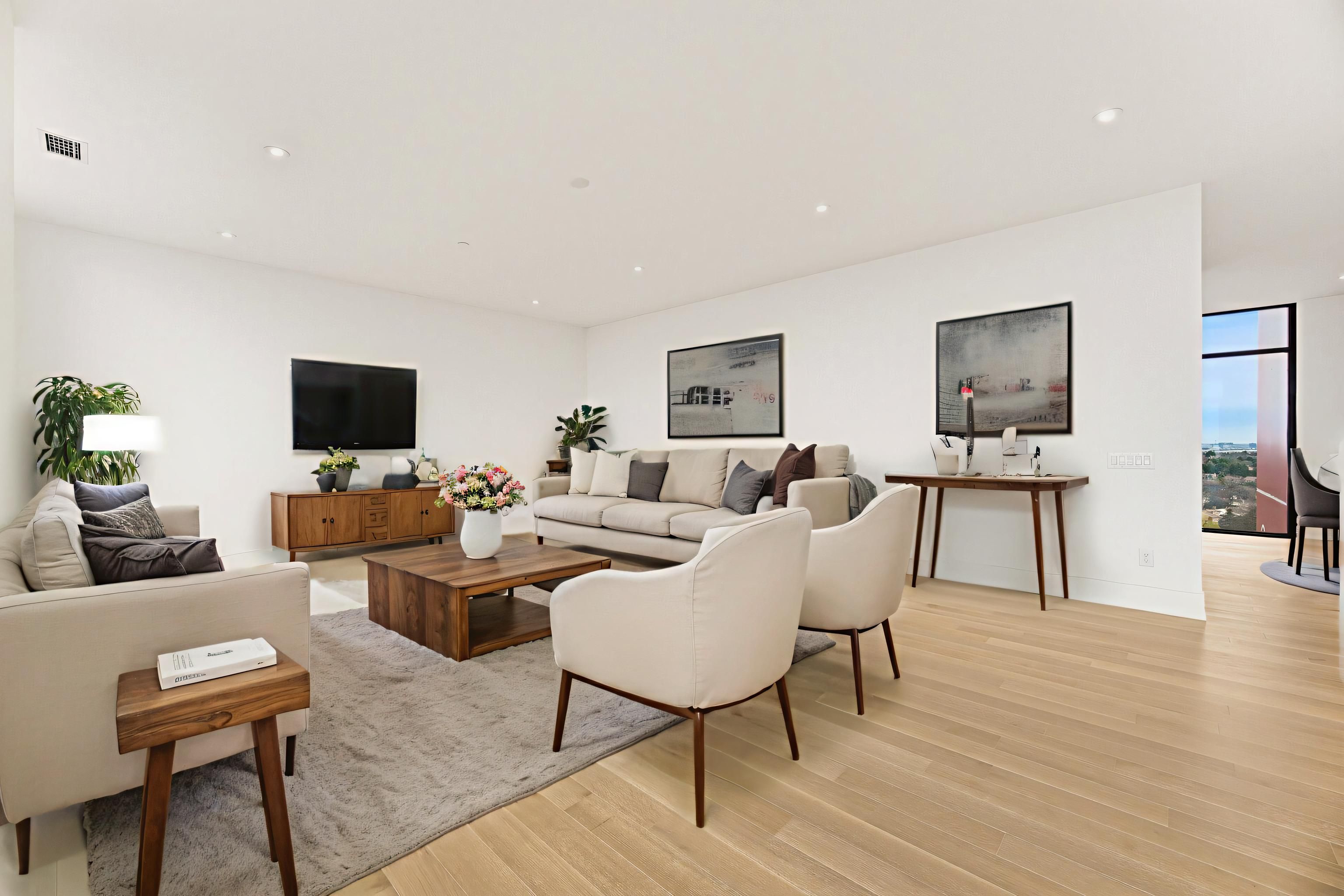 Living Room Staged