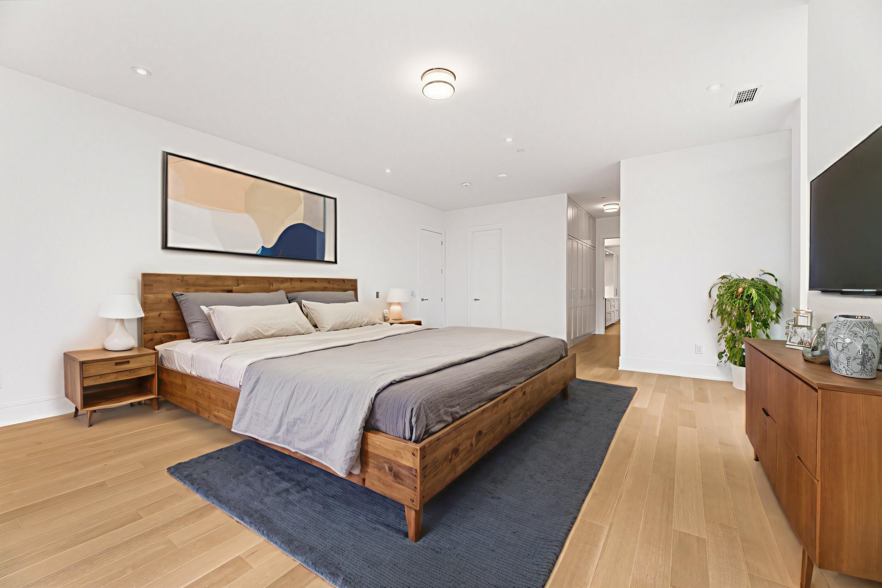 Master Bedroom Staged